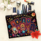 Tarot Toiletry bag Makeup Bag Necessarie Pouch Storage Vibrant Cosmic Tarot Design 22x15cm