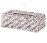 Society Home South Hampton Rectangular Tissue Box Whitewash