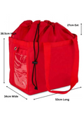 Wash Dry Fold Laundry Bag Red