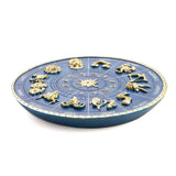 Zodiac Incense Burner Blue