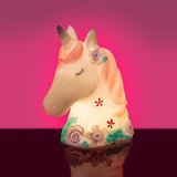 Pretty Flower Unicorn Table Lamp for Kids Bedroom Decor