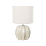 Amalfi Willa Ceramic Table Lamp Taupe & Light Green