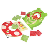 Petit Collage Toadstool Toss Wooden Cornhole Game Multi-Coloured