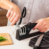 MasterChef Classic Signature 3-in-1 Knife Sharpener Black