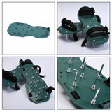 Lawn Aerator Shoes Simple Comfortable Convenient Lawn Aerator Shoes Garden Nail Shoes for Garden-Green