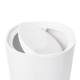 Umbra Step Waste Can with Lid White