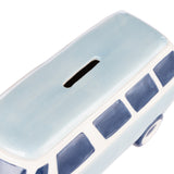 Emporium Combi Money Bank Retro Campervan Pastel Blue