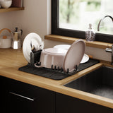 Umbra Udry Ultra Drying Rack with Mat Black