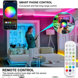 Bluetooth LED Strips Light 12V Waterproof Home Decor Lights 5050 RGB 2x5 Meters