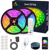 Bluetooth LED Strips Light 12V Waterproof Home Decor Lights 5050 RGB 2x5 Meters