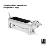 Umbra Dachsie Ring Holder Chrome