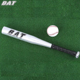 25" 63cm Steel Alloy Silver Baseball Bat Racket Softball Outdoor Sports