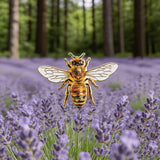 Realistic Bee Metal Enamel Brooch Simulated Insect Badge Nature Lover's Accessory