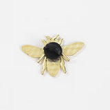 Realistic Bee Metal Enamel Brooch Simulated Insect Badge Nature Lover's Accessory