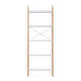 Umbra Bellwood Freestanding Shelf 5 Tier White & Natural