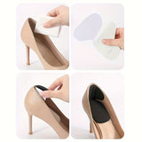 1 pair Park Anti-friction Insoles Adjustable Half a Size Smaller Than Normal Size Beige Colour