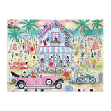 Galison Storrings Roaring 20s Beach House Puzzle 1000pc Multi-Coloured