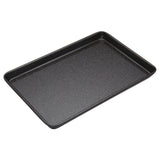 MasterPro Professional Vitreous Enamel Baking Tray Black