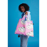 LOQI Moomin Cloud Bag Recycled Taffeta Tote Multi