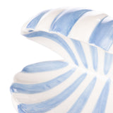 Emporium Zona Clam Dish Decorative White Blue