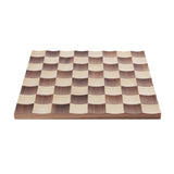Umbra Wobble Chess Set Maple & Walnut