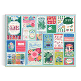 Galison Ever Upward Botanist Bookshelf Puzzle 1000pc Multi-Coloured
