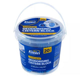 Pack of 20 Xtra Kleen Toilet Deodorising Cistern Block Ocean Blue 40 g