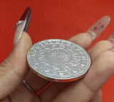 1x Zodiac Signs Collectible Coin Metal Badge Double-Sided Silvery - Virgo
