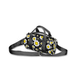 LOQI Smiley Flowers Small Weekender Bag Black