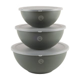 MasterChef Sage Gadgetra Mixing Bowl Set 3pc Sage