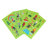 Petit Collage Little Campers Mini Sticker Set Green