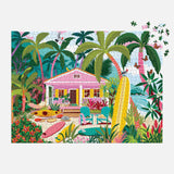 Galison Surfside Bungalow Puzzle Multi-Coloured