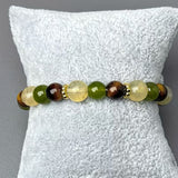 1 piece Menopause Balancing Bracelet Tiger'S Eye And Citrine (Green Treasure) Beads