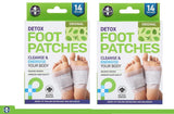 28x Patches Detox Foot Pads Natural Plant Toxin Removal Sticky Adhesive - Original