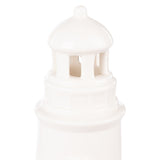 Emporium Landry Tealight Holder Lighthouse Silhouette White Gloss