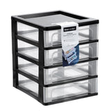 1x Boxsweden 4Layer 33cm Drawer Desktop Cabinet Organiser Storage Large Assorted
