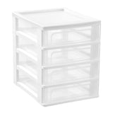 1x Boxsweden 4Layer 33cm Drawer Desktop Cabinet Organiser Storage Large Assorted
