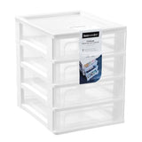 1x Boxsweden 4Layer 33cm Drawer Desktop Cabinet Organiser Storage Large Assorted