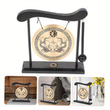 Dragon Gong Copper Meditation Tai Chi Table Chime Mini Desktop Relaxation Decor