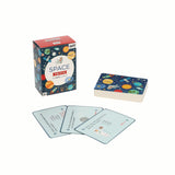 Petit Collage Space Trivia Card Multi-Coloured