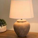 Amalfi Taavi Ceramic Table Lamp Beige