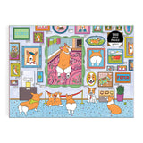 Galison Museum of the Corgi 1000 Piece Jigsaw Puzzle