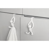 Umbra Buddy Over the Door Cabinet Hook Set White
