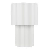 Amalfi Ronnie Metal Table Lamp White