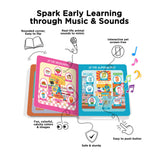 Ditty Bird Kids First 100 Places Interactive Sound Book Multi-Coloured