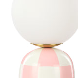 Emporium Archie Table Lamp Ceramic Pink & White