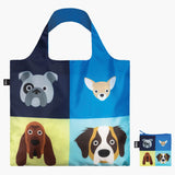 LOQI Stephen Cheetham Dogs Reusable Tote Bag Multi