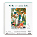 Galison Mediterranean Cats Puzzle 1000pc Multi-Coloured