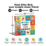 Ditty Bird First 100 Animals Interactive Sound Book