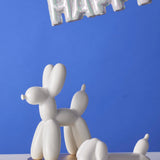 Emporium Bubbles Balloon Dog Sculpture White
